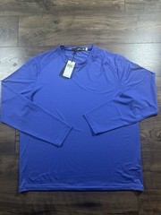 Ralph Lauren RLX Performance Mesh Long Sleeve T-Shirt Blue Men’s Size XL NWT