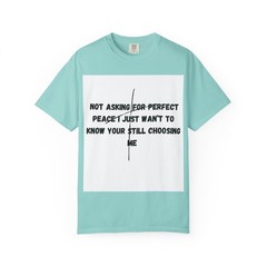 Peace Message Unisex T-Shirt, Casual Tee, Gift for Friends, Everyday Wear, […]