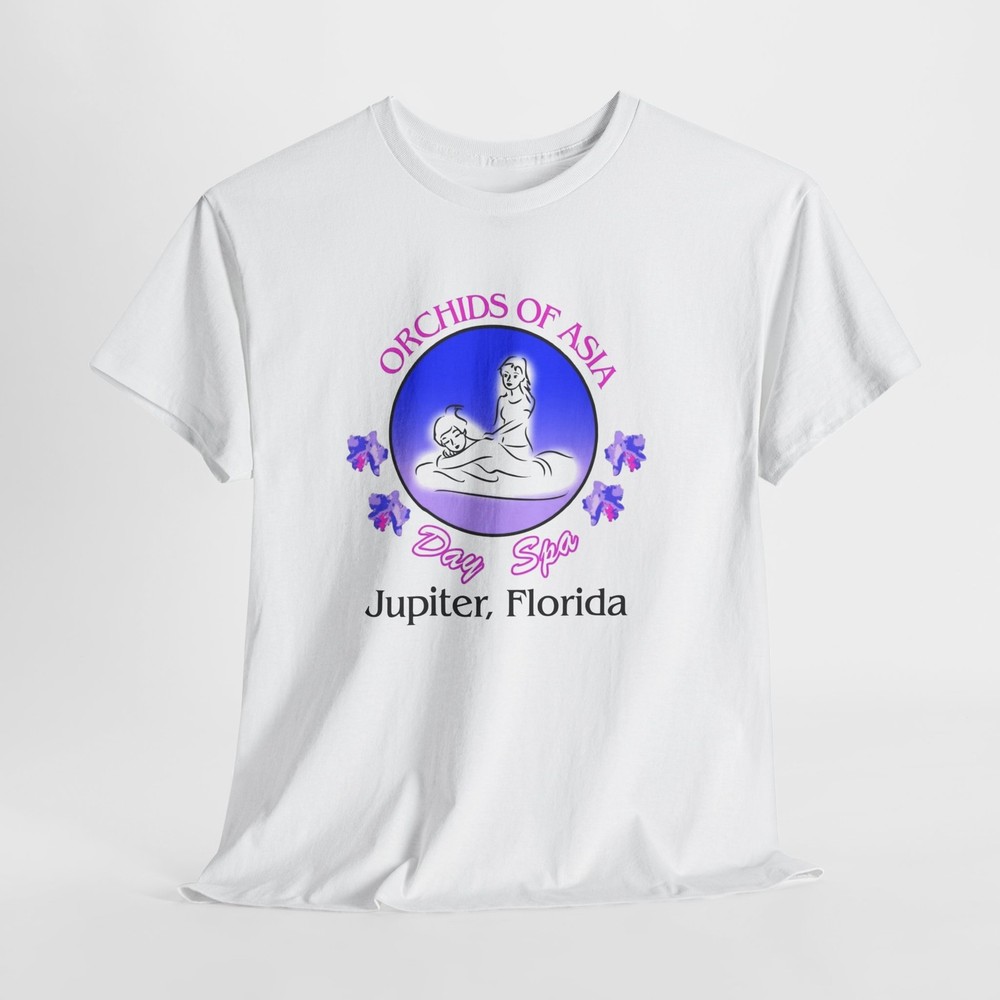 Orchids of Asia Spa Tee | Jupiter Florida Orchid Logo