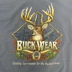 VTG 1997 Buck Wear Sportswear Size 2XL Animal Deer Hunting Nature Country Tshirt