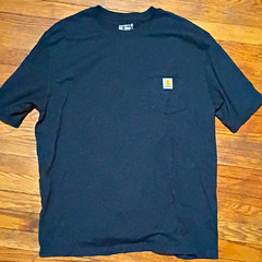 Carhartt Men’s XL Pocket T-Shirt Carbon Heather Short Sleeve Loose Fit K87-M