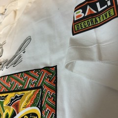 Vtg 90s Bali Indonesia T Shirt Single Stitch Primitive Souvenir Tribal Sz M