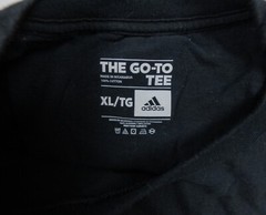 Adidas Shirt Adult XLarge Black Crewneck Graphic Tee Mens XL Casual Outdoors