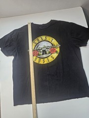 Guns N’ Roses Black Graphic Print 100% Cotton Band T-shirt Size XL