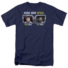 STAR TREK KNOW YOUR SPOCK Licensed Adult Men’s Graphic Tee Shirt SM-5XL