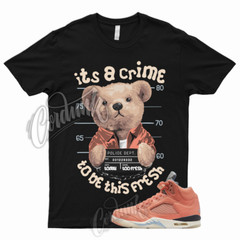 CRIME T for 5 Crimson Bliss Leche Blue Sail Shirt To Match 5 Coral Jordan