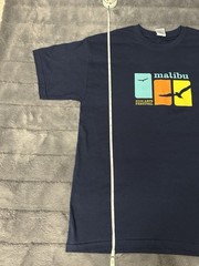 Vintage 2009 Malibu Arts Festival T-Shirt Navy Blue Gildan Large