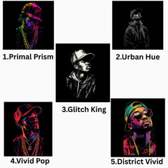 Men Hip Hop Graphic Art Print Tee, Comfort Colors T Shirt, Unisex Streetwear Tee