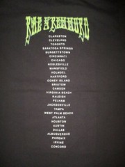 RAE SREMMURD CONCERT T SHIRT Dazed & Blazed Wiz Khalifa Tour Cities Dates SMALL