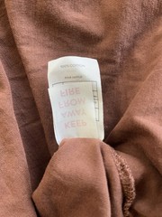 Public Record Knitwear Paradise And Crane Embroidered Brown 2xl Japanes Print