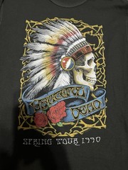 GRATEFUL DEAD-SPRING TOUR ’90-LONG SLEEVE BLACK T-SHIRT – XXL Garcia,Lesh