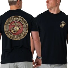 U.S. Marines United States Marine Corps T-Shirt – Vintage USMC Seal Graphic Tee