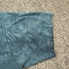 THE MOUNTAIN T-Shirt Men’s XL Teal Blue Tie-Dye Zombie Graphic Cotton
