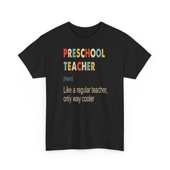 Preschool Teacher Funny Kindergarten Definition T-Shirt