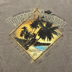 Still Waters Resort Table Rock Lake T Shirt Mens M Brown Trapped In Paradise