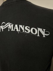 VTG 2002 Marilyn Manson The Golden Age Grotesque Long Sleeve T-Shirt Small Y2K