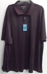 Falcon Bay Men’s Performance Polo, Bordeaux, Size M-8X Big and Tall Men’s Shirts