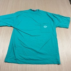 Vintage Dockers Levis Pocket T Shirt 90s Large Turquoise Teal