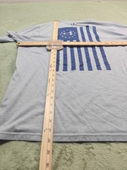 Under Armour Freedom Flag T-Shirt Mens Large Gray HeatGear Loose Fit Malaysia