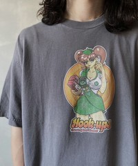 Hook-Ups 90s Charcoal T shirt Retro tee Men Women Unisex tee NH27383