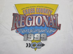 Vintage 90s Ohio High School Athletic Association Cross Country T-Shirt (M) Run