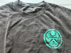 HAWAIIAN ISLAND CREATIONS SZ L GRAY SHORT SLEEVE T-SHIRT…SEE DESCRIPTION