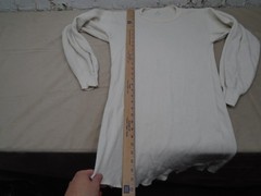 Vintage 70s JC Penny Waffle Knit Thermal Shirt XL 100% Combed Cotton Grunge *