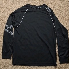 AND 1 Basketball Long Sleeve Shirt Black Youth Young Adult Hoop Y2K Medium Large