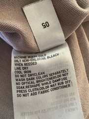 Uniqlo Men’s AIRism Cotton Oversized T-Shirt Peach/Tan Oversized Crewneck Medium