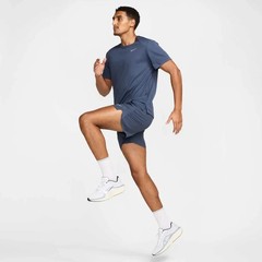 NIKE DRI-FIT MILER UV MENS T-SHIRT FITNESS TRAINING GYM SHORT SLEEVE RUNNING TOP