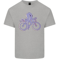 A Cycling Octopus Funny Cyclist Bicycle Mens Light Cotton T-Shirt