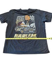 HARLEM HUSTLER MEN’S MITCH RACING MEGA PRINT T SHIRT PAID IN FULL RETRO RAP XL
