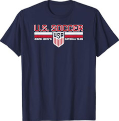 World Cup 2026 USMNT Roster Navy Unisex Graphic T-Shirt NEW