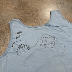 Vintage 80s Jan & Dean Bel Air Bandits Tank Top Shirt L Signed Surf Rock Tour