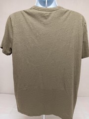 Lucky Brand Mens Large Green American To The Core Dunagrees Short Sleeve T-Shirt
