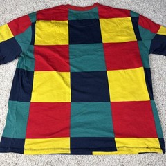 Karl Kani Men’s Color Block Embroidered Logo Crew Neck Short Sleeve T-Shirt M