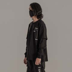 Niepce Men’s Tech Evolution Long Sleeves Tee Streetwear Techwear T-shirt