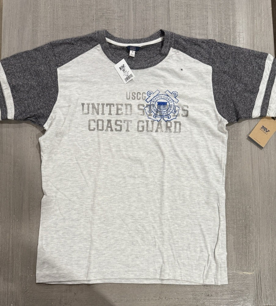 USCG United States Coast Guard Ash Gray T-Shirt – Size M – NEW WITH TAGS