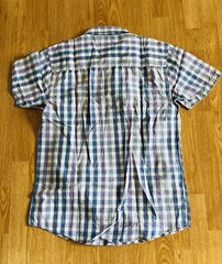 Request Jeans Shirt For Men Size: 2XL Color: Blue