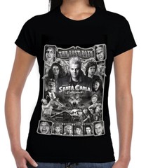 SANTA CARLA LOST BOYS – Horror Movie – Womens Capsleeve T-Shirt / Vampires
