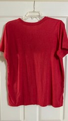 Santa North Pole World Tour December 25th Graphic Red Crew Neck XL T-Shirt