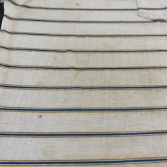 Vintage 60s 70s Montgomery Ward Striped T Shirt XL Distressed Worn Faded Surf