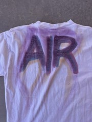 Vintage Nike Shirt XL RARE 90s Air Max 180 Promo Paint Portugal Ralph Steadman