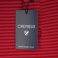Cremieux Men’s Long-Sleeve Henley Shirt XL Red Pink Striped NWT $69.50