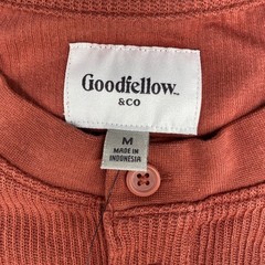 Goodfellow & Co Men’s Red Textured Long Sleeve Shirt Size Medium