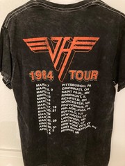 AC/DC Back in Black; Van Halen 1984; Motley Crue 85-86 Men’s (M) Medium T-shirts