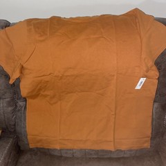 Goodthreads Men’s Short-Sleeve Cotton Crewneck T-Shirt XL Dark Caramel no pocket