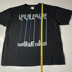 Funny Mens Golf T Shirt Life Is Full Of Important Choices Golf Clubs XL XG TG
