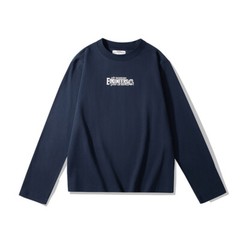 Men Spring Fashion Letter Half High Collar Printed Long Sleeved T-Shirt