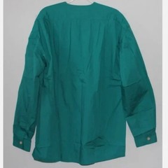 Vintage 90s International Male IM Teal Tunic Shirt Men’s Large All Cotton NOS